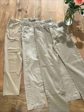Boys Skinny Straight Khaki Chinos - Light Tan